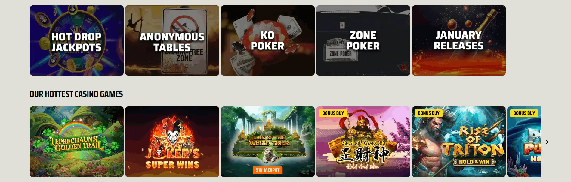 Ignition Casino Offere